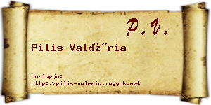 Pilis Valéria névjegykártya
